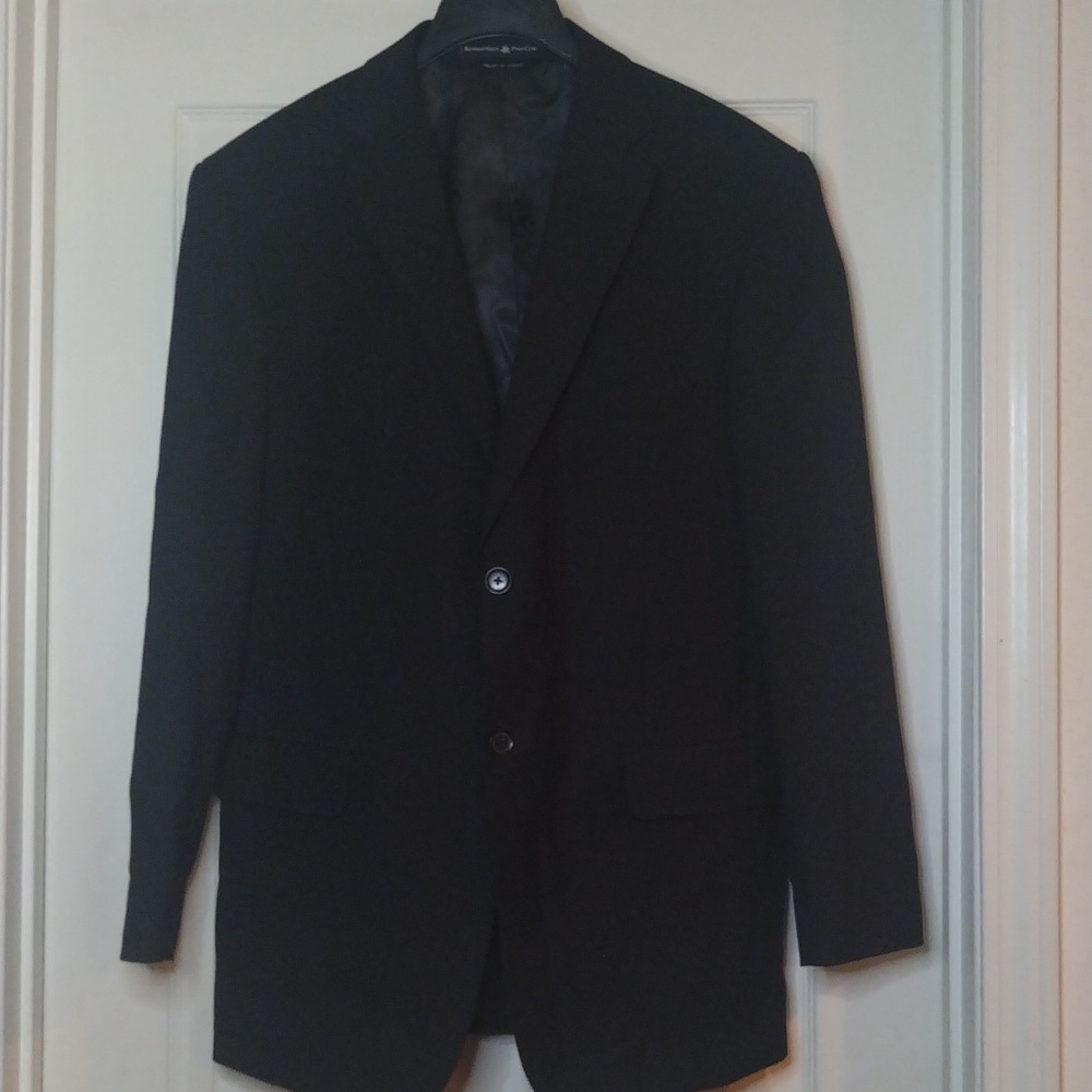 Beverly Hills Polo Club Mens 100% Wool Blazer Suit‎ Size 40R